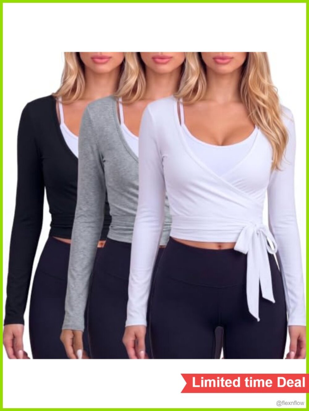 Women's Ballet Wrap Top Pack - Long Sleeve